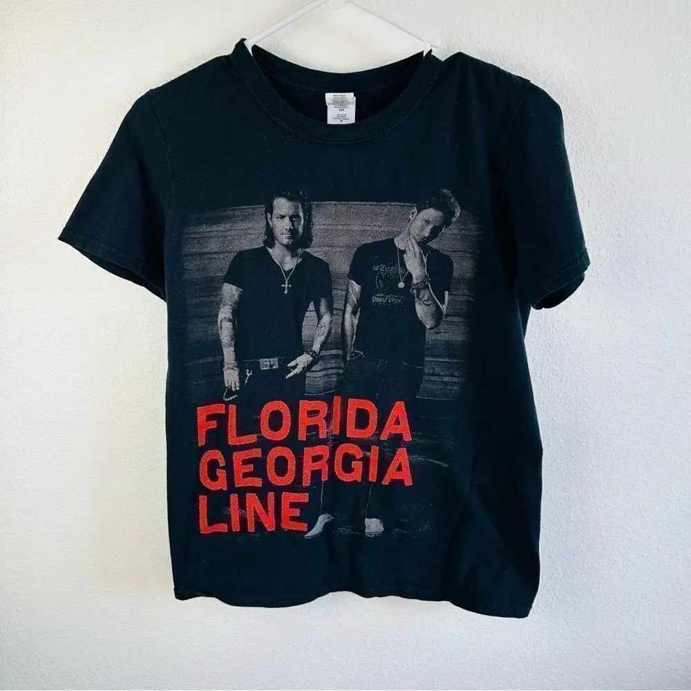 Gildan Florida Georgia Line 2015 Tour Tee Size S Band Tee